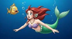 ariel in dragon quest Meme Template