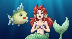 ariel screaming Meme Template