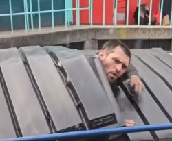 Man in dumpster Meme Template
