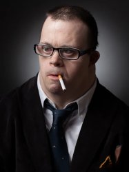 down syndrome cigarette Meme Template
