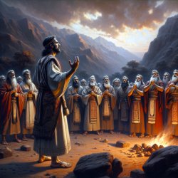 Mount Carmel Confrontation (1 Kings 18) – 450 Baal prophets pled Meme Template