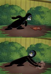 Tom hiding Meme Template