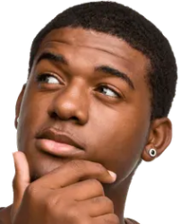 Thinking man Meme Template