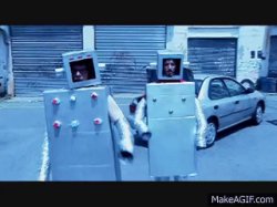 Flight of the Conchords Robots Meme Template
