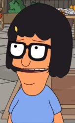 tina belcher awkward smile Meme Template