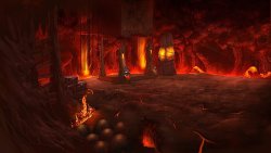 Hell anime background Meme Template