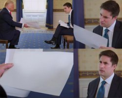Trump Reporter Confusion Meme Template