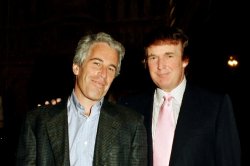 Donald Trump and Jeffrey Epstein - Pedo Pals Meme Template