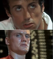 Rocky vs Drago Meme Template