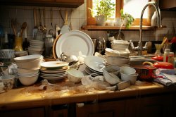 Dirty dishes Meme Template