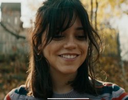 Jenna’s stupid smile in Beetlejuice Beetlejuice Meme Template