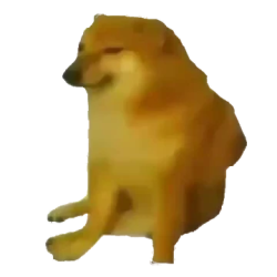 Cheems low res Meme Template