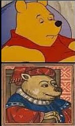Medival Winnie the pooh Meme Template