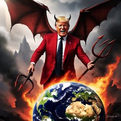 Trump is that devil Meme Template