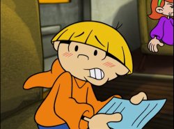 Blushing Numbuh 4 Meme Template