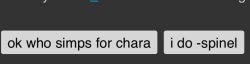 “Ok, who simps for Chara?” “I do. -Spinel” Meme Template