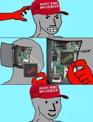 Right Wing Mind Change Meme Template