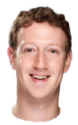 Mark Zuckerberg long neck head Meme Template