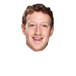 Mark Zuckerberg face head Meme Template