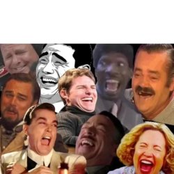 Celebrities laughing Meme Template