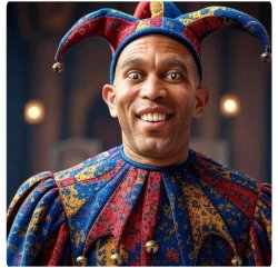 Hakeem Jeffries crazed clown Meme Template