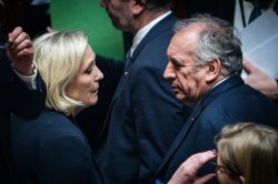 Marine Le Pen & François Bayrou Meme Template