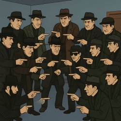 among us shady guys Meme Template