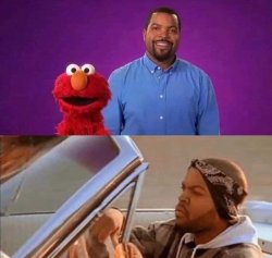 Ice Cube At Work Vs Off Work Meme Template