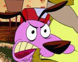 Courage the cowardly dog Meme Template