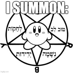 Kirby Summoning Circle Meme Template