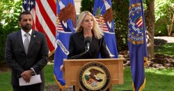 Pam Bondi Kash Patel Press Conference Meme Template