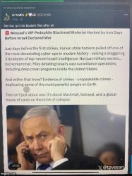 Iran hacked Epstein files Meme Template