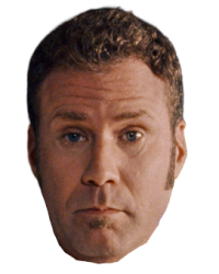 Talladega nights Will Ferrell Ricky Bobby head face Meme Template