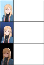 Marin Kitagawa reaction meme template Meme Template