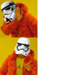 Drake Hotline Bling Stormtroopers Meme Template