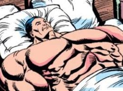 Buf Gigachad Sleeping Meme Template