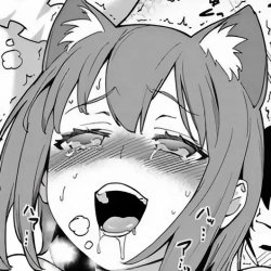 Anime girl hard Meme Template