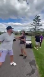 Golf Fight Bang Meme Template