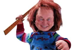 Chucky - Elon Musk Tesla - face swap Meme Template