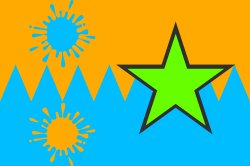 Rainerian flag Meme Template