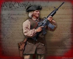 Loads Rifle with Revolutionary Intent Meme Template