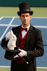 Djokovic magician Meme Template