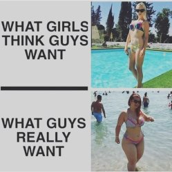 What guys really want Meme Template