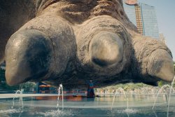 Superman lifting Kaiju Meme Template