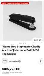 Gamestop stapler Meme Template