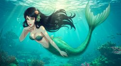 mermaid lupin Meme Template