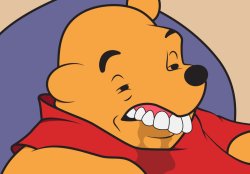 Dumb Pooh Meme Template