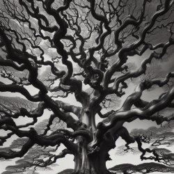 a tree with many branching patterns Meme Template