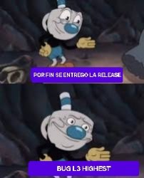 Cuphead boss Meme Template