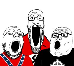 Racist Soyjaks Meme Template